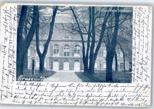 Pankow 1899 Schloss Nieder-Schönhausen