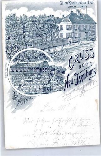 Neu-Isenburg 1897 Gasthaus Zum Rheinischen Hof