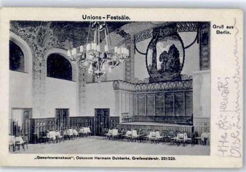 Pankow Gewerkvereinshaus Greifswalderstraße 221/223