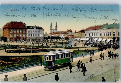 Subotica Straßenbahn Kirche
