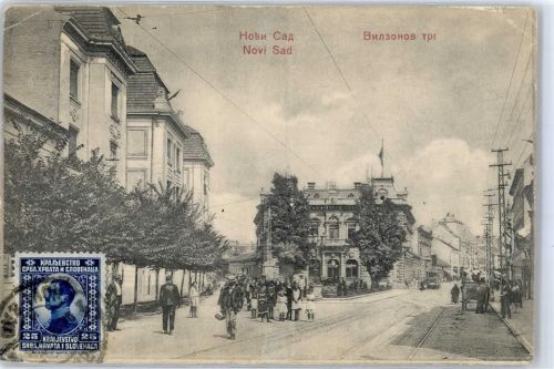 Novi Sad Ujvidek / Neusatz 1922 - Straßenbahn