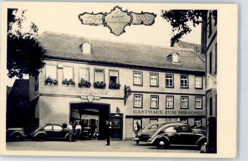 Schwalbach 150 Jahre Müller Krauss Gasthaus zum Hirschen