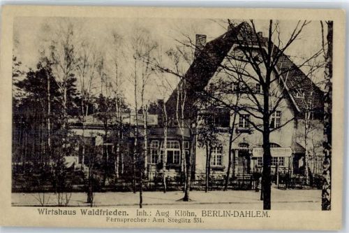 10115 W1000 Dahlem - Gasthaus Waldfrieden