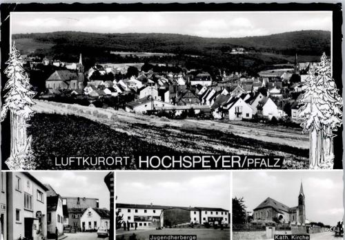67691 W6755 Hochspeyer - Kath. Kirche Jugendherberge