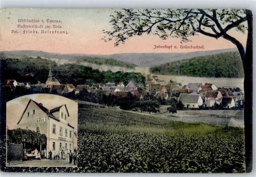 Wildsachsen 1912 Gasthaus zur Rose