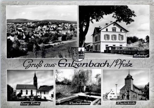 Enkenbach-Alsenborn Ev. Kirche Klosterbrunnen Klosterkirche Bahnhof
