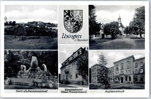 61250 W6390 Usingen - Landratsamt Aufbauschule Fürst Walraddenkmal