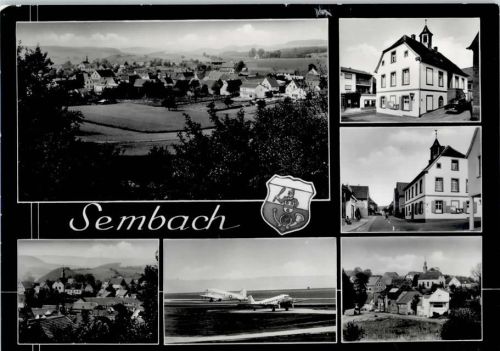 Sembach Flugzeug Auto Straßenanscht Kirche