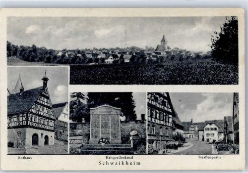 Schwaikheim Rathaus Kriegerdenkmal