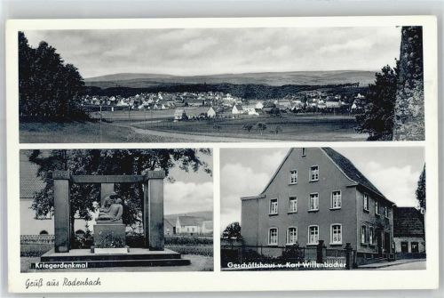 Rodenbach Kriegerdenkmal Geschäftshaus Willenbacher