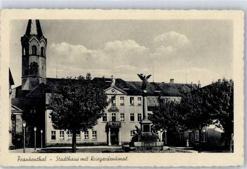 67227 W6710 Frankenthal (Pfalz) - Kriegerdenkmal Stadthaus Cafe
