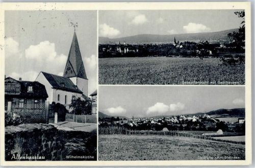Altenhaßlau Wilhelmskirche Siedlung am Steines Leihbücherei Schreibwaren Handlung