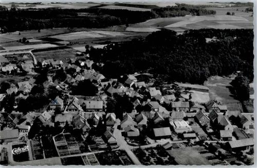 31595 W3074 Steyerberg - Fliegeraufnahme Mittelwesergebiet Erholungsort