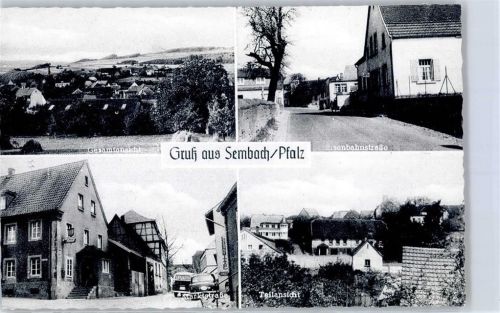 Sembach Eisenbahnstrasse Marktstrasse Geschäft Gasthaus