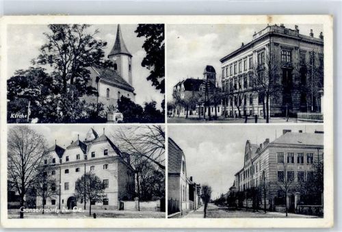 Gänserndorf Kirche Straßenansicht