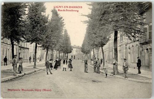 Ligny-en-Barrois 1906 Rue de Strasbourg