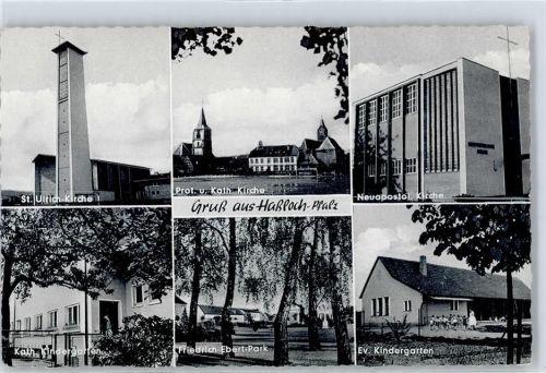 Haßloch Kath. neuapostol. prot. Kirche St.Ulrich