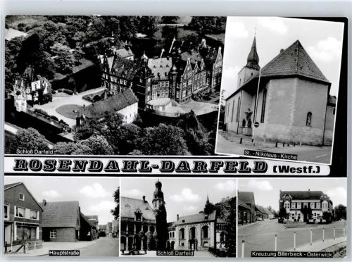 Darfeld Schloss Darfeld St Nikolaus Kirche Hauptstrasse