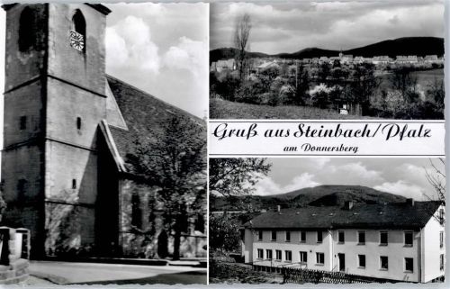 67808 W6761 Steinbach am Donnersberg - Kirche Schule