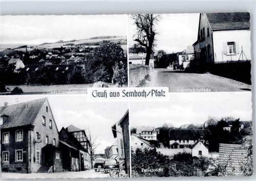 Sembach Eisenbahnstrasse Marktstrasse Geschäft Gasthaus