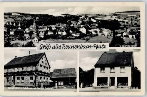Reichenbach Gasthaus Metzgerei Eugen Decker Geschäft