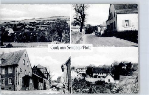 Sembach Eisenbahnstrasse Marktstrasse Geschäft Gasthaus