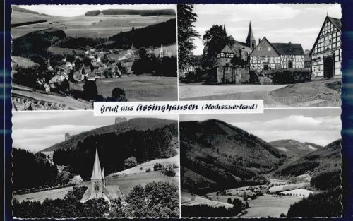 Assinghausen Fliegeraufnahmen Kirche