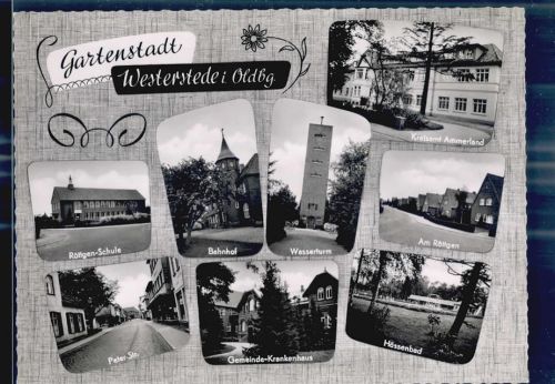26655 W2910 Westerstede - Wasserturm Bahnhof Schule Schwimmbad