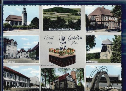 Gehrden Kirche Steintor Gymnasium Rathaus Mühle