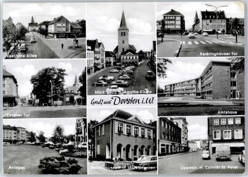 Dorsten Vestische Allee Essener Tor Amtshaus Heimatmuseum Marktplatz Agatha Kirche