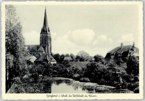 48565 W4430 Borghorst , Westf - Kirche Schloss