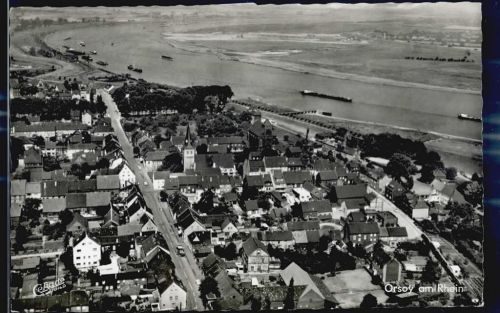47495 W4134 Orsoy , Niederrhein - Fliegeraufnahme