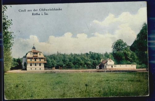 04571 O7209 Rötha - Gasthaus Obstweinschänke