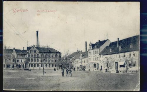 04539 O7222 Groitzsch b Pegau - Marktszene