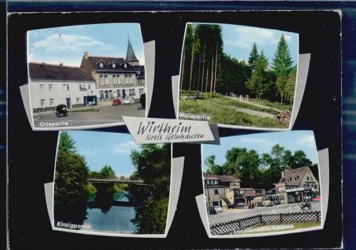 63599 W6465 Wirtheim - Hotel gasthaus Kinzig Brücke Gasthaus Landsknecht Schenke