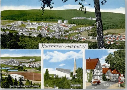 Neunkirchen Ev. Kirche Schwimmbad Stadion