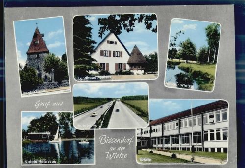 30900 W3002 Bissendorf , Han - Kirche Landhaus Wietze Schule