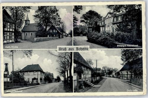Bohmte Kath. Kirche Kriegerdenkmal Dorfstraße