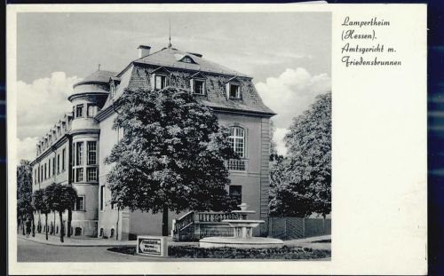 68623 W6840 Lampertheim , Hess - Amtsgericht Friedensbrunn