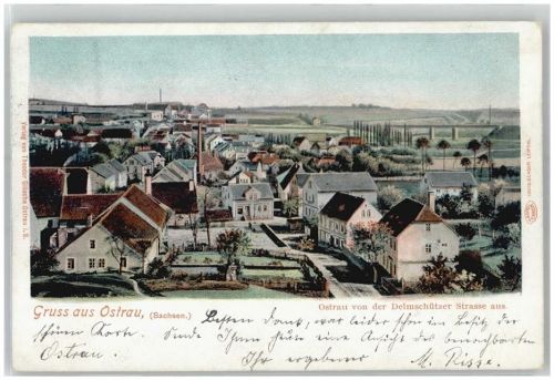 Ostrau 1903 Delmschützer Strasse