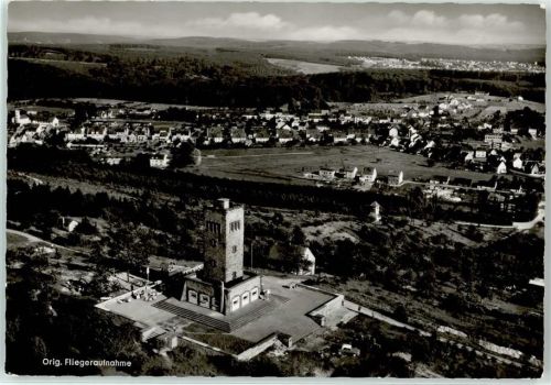 Elversberg Aussichtsturm Fliegeraufnahme