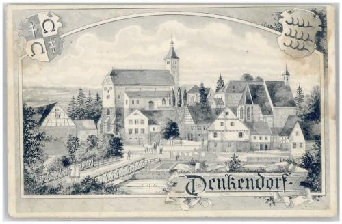 Denkendorf 1909 Blick auf Denkendorf