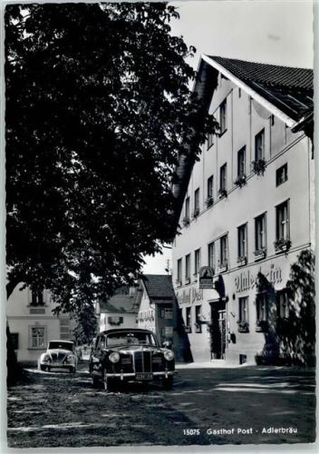 Rettenberg Gasthaus Post Adlerbräu Autos