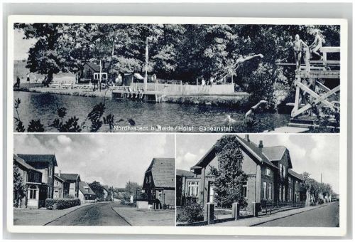 Nordhastedt Schwimmbad Straßenansicht