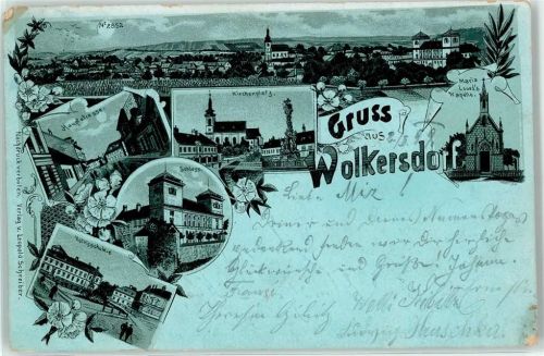 Wolkersdorf 1899 Hauptstraße