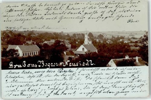 Bogenneusiedl 1902 Gruß aus Bogenneusiedl