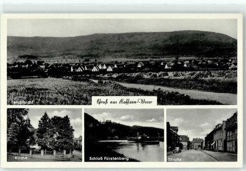 37691 W3474 Boffzen - Kirche Schloß Fürstenberg