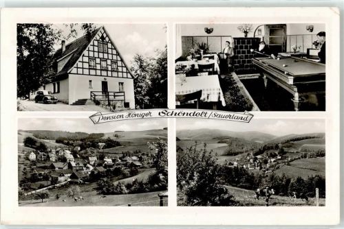 57413 W5950 Schöndelt , Sauerl - Pension Höniger Billard