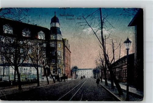 Insterburg 1920 Hotel Dessauer Hof