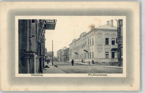 Dünaburg 1916 Wladimirstrasse Feldpost WK I 88. Division